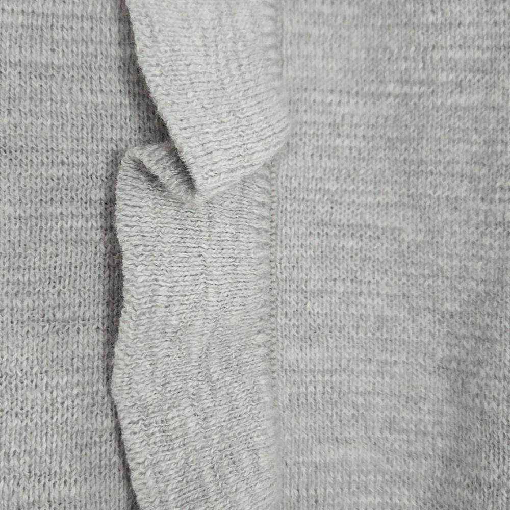 Madewell Ruffle Gray Knit Sleeveless Sweater Top Size SMALL - Picture 3 of 6